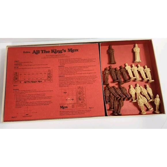 VINTAGE All the King's Men COMPLETE Parker Brothers 1979 Strategy Friends Family - Picture 8 of 14